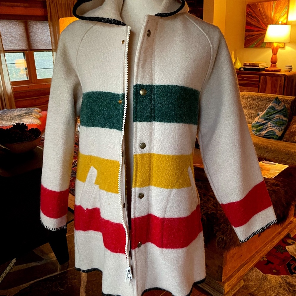 Woolrich Vintage Hudson’s Bay Wool Coat M